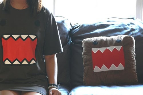 black, cute and domo