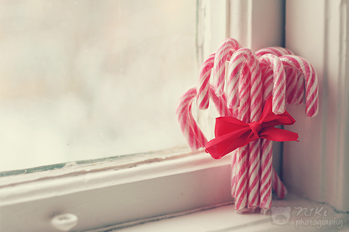 bow, candy cane and pink