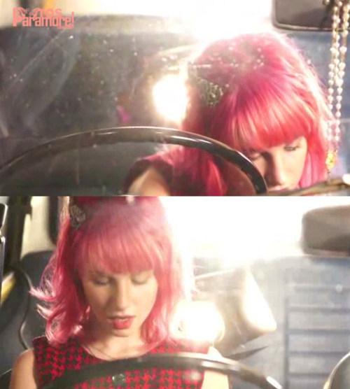 hayley williams, paramore and pink hair