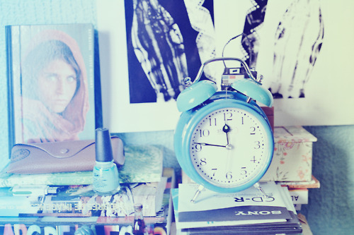 blue, clock, photography, reloj, shelf