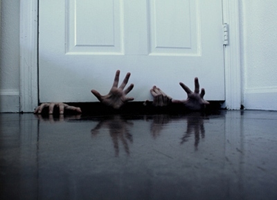 door,  hands and  horror