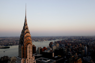 empire state building, new york, sky, skyline, view