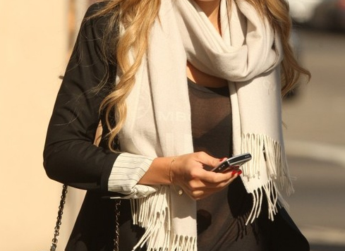 blonde, fashion, hair, pretty, scarf
