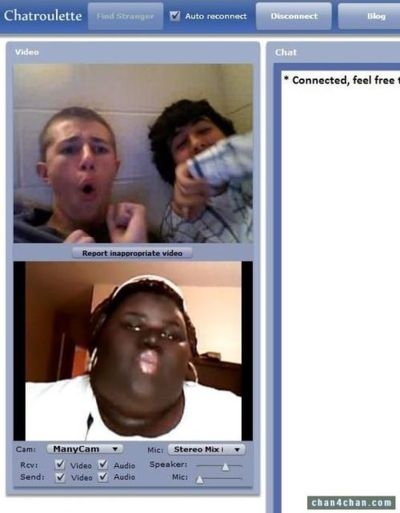 chatroulette, coitada! and fat