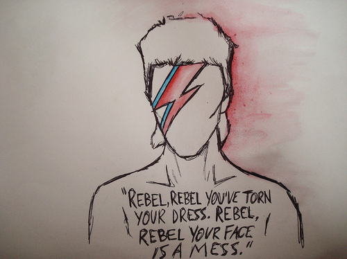 david bowie, music and rebel