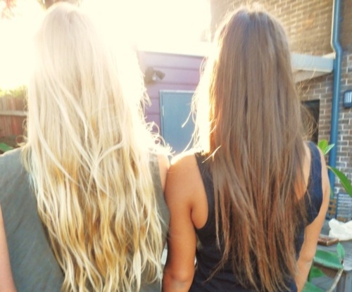 back, beautiful and blond