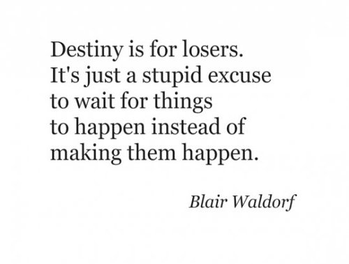 blair, blair waldorf and destiny