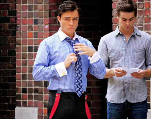 chace crawford, chuck bass and edwestwick