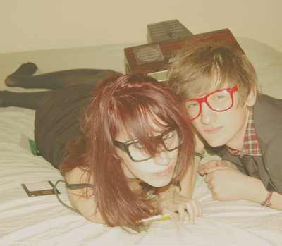 couple, glasses and love