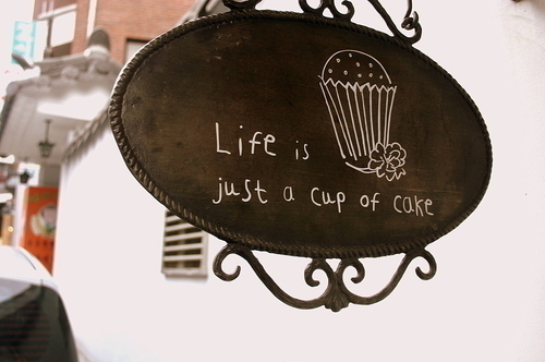cupcake, photography and sign