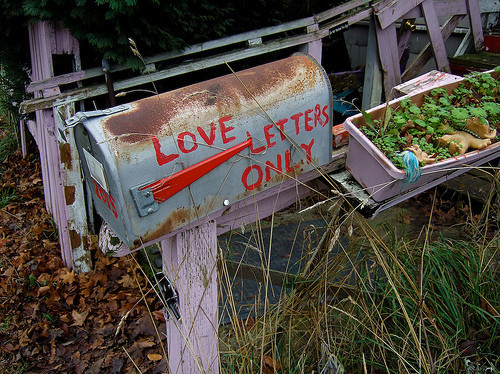 cute, letters, love, mail, mail box