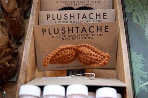 cute, moustache and plushtache