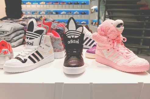 adidas, fashion, jeremy scott, photography, shoe