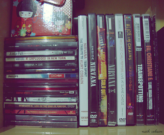 alice in chains, charlie brown jr and dvd