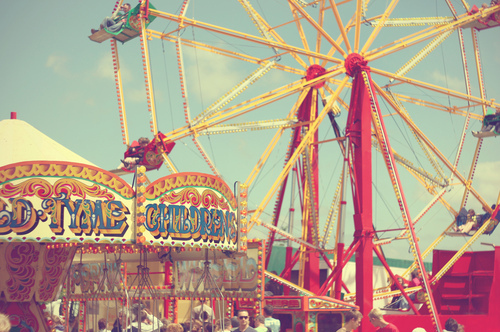 amusement park, carnival and ferris wheel