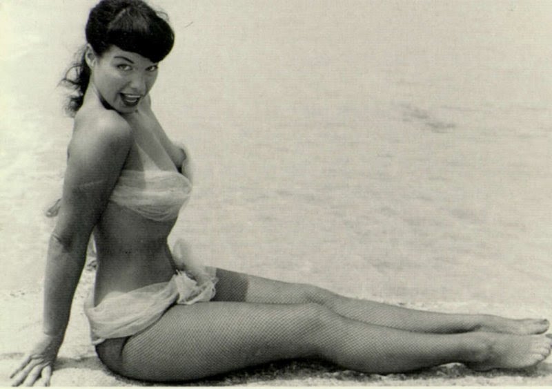 betty page,  old and  pin up