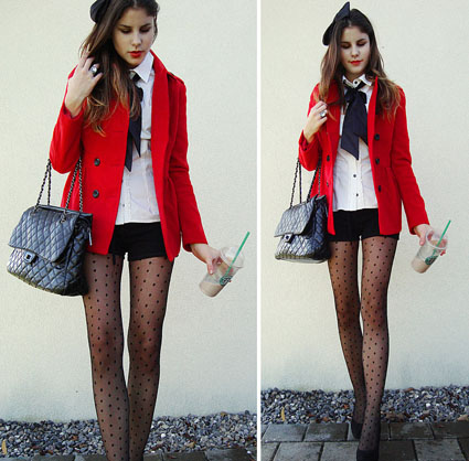 coat, fashion and frapuccino