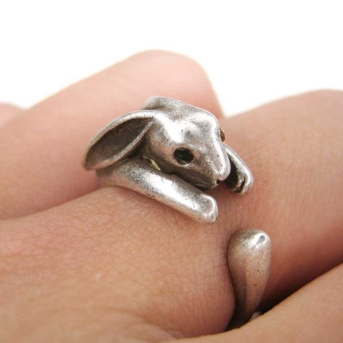 cute, rabbit and ring