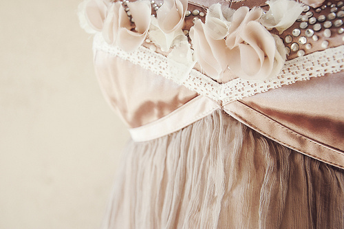 delicate, dress and feminity