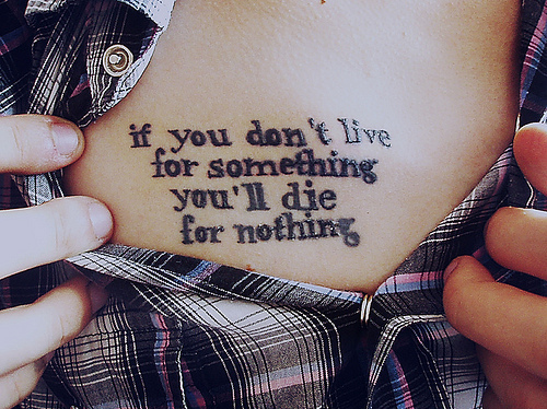 and if die live tattoo Added Sep 01 2011 Image size 500x374px 