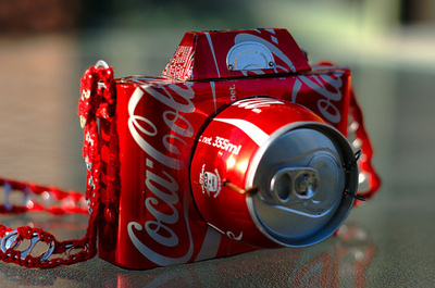 art,  camera and  coke
