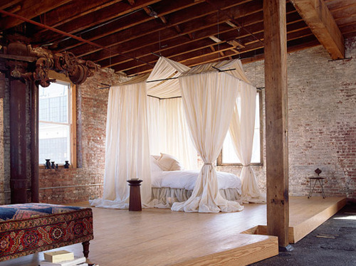 beautiful, bedroom and loft