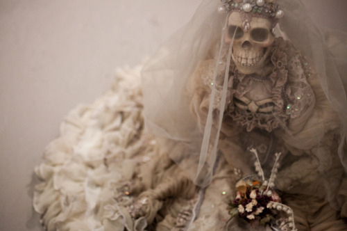 bridal, bride and skeleton