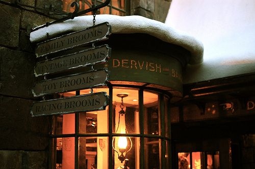 dervish and banges, diagon alley and harry potter