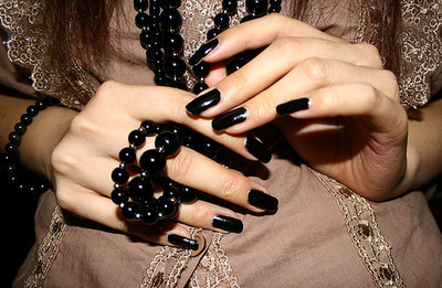 black,  fashion and  jewellery