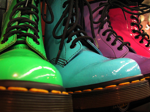 boots, colorful and cute