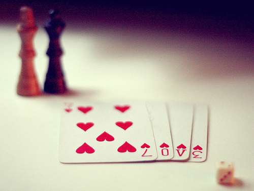 cards, chess and dice