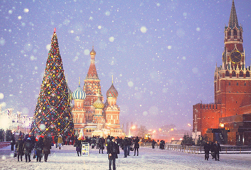 christmas tree, festive and russia