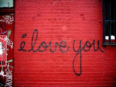graffitti,  i love you and  red