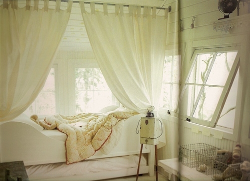 airy, bed and bedroom