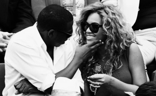 beyonce,  beyonce and jay-z and  black and white