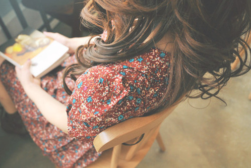 book, curly and cute