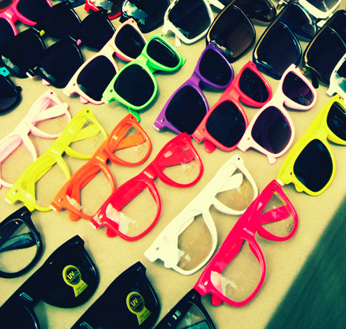 colorful, ray ban and summer