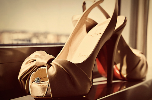 diamond, heels and paris