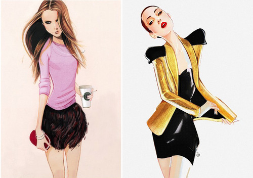 drawing, fashion and fashion illustration