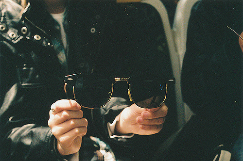 fashion, girl and glasses