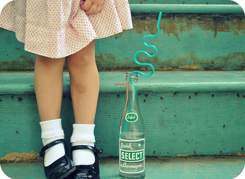 amazing, bottle, crazy straw, dots, drink