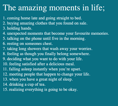 amazing moments, o segredo and so true