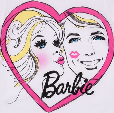 barbie, heart and ken