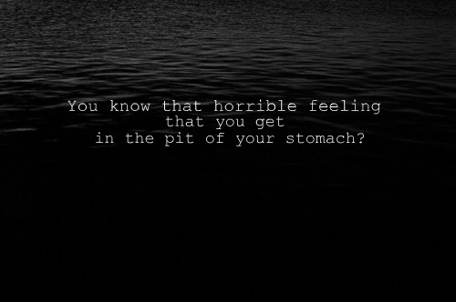awful, black and white, feeling, horrible, pit