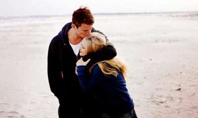 beach,  blond and  couple