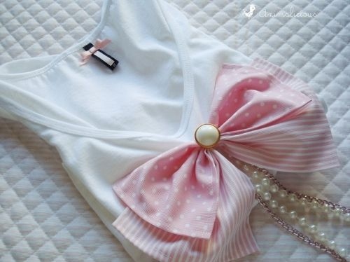 cute, pearls and pink