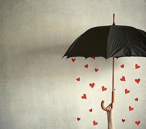 hans, heart and umbrella