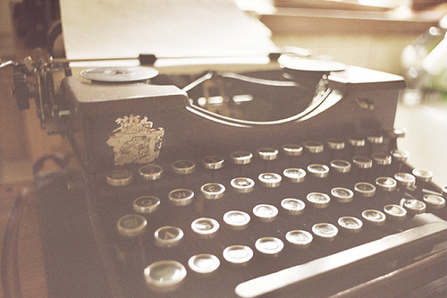 nostalgia, photography and typewriter