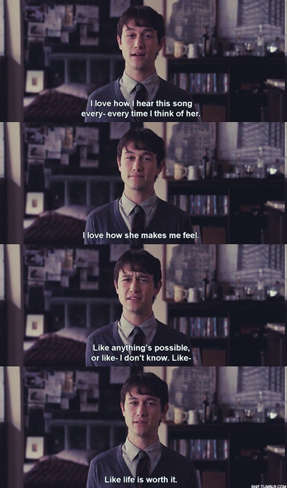 500 days of summer, boy and feelings
