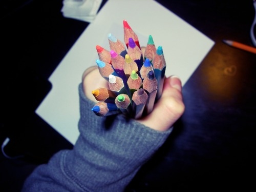 art, color and hand